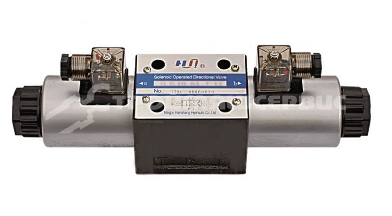 Гидрораспределитель 4DWG6E60/DC12 (аналог ВЕ6 44 Г12 и 1РЕ6.44.Г12) Гидрораспределитель 4DWG6E60/DC12 (аналог ВЕ6 44 Г12 и 1РЕ6.44.Г12)