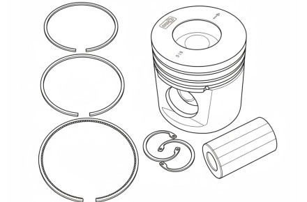 Болт форсунки охлаждения поршня Perkins 2314F001 (ориинал)